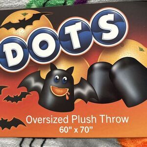 New‎ Tootsie Dots Candy Monster Halloween Plush Oversized Throw Blanket - 454